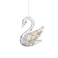 thumbnail image 2 of Lypsnake Clear Acrylic Sequins Transparent Swan Shape Reflective Animal Figurine Christmas Ornaments, 2 of 6