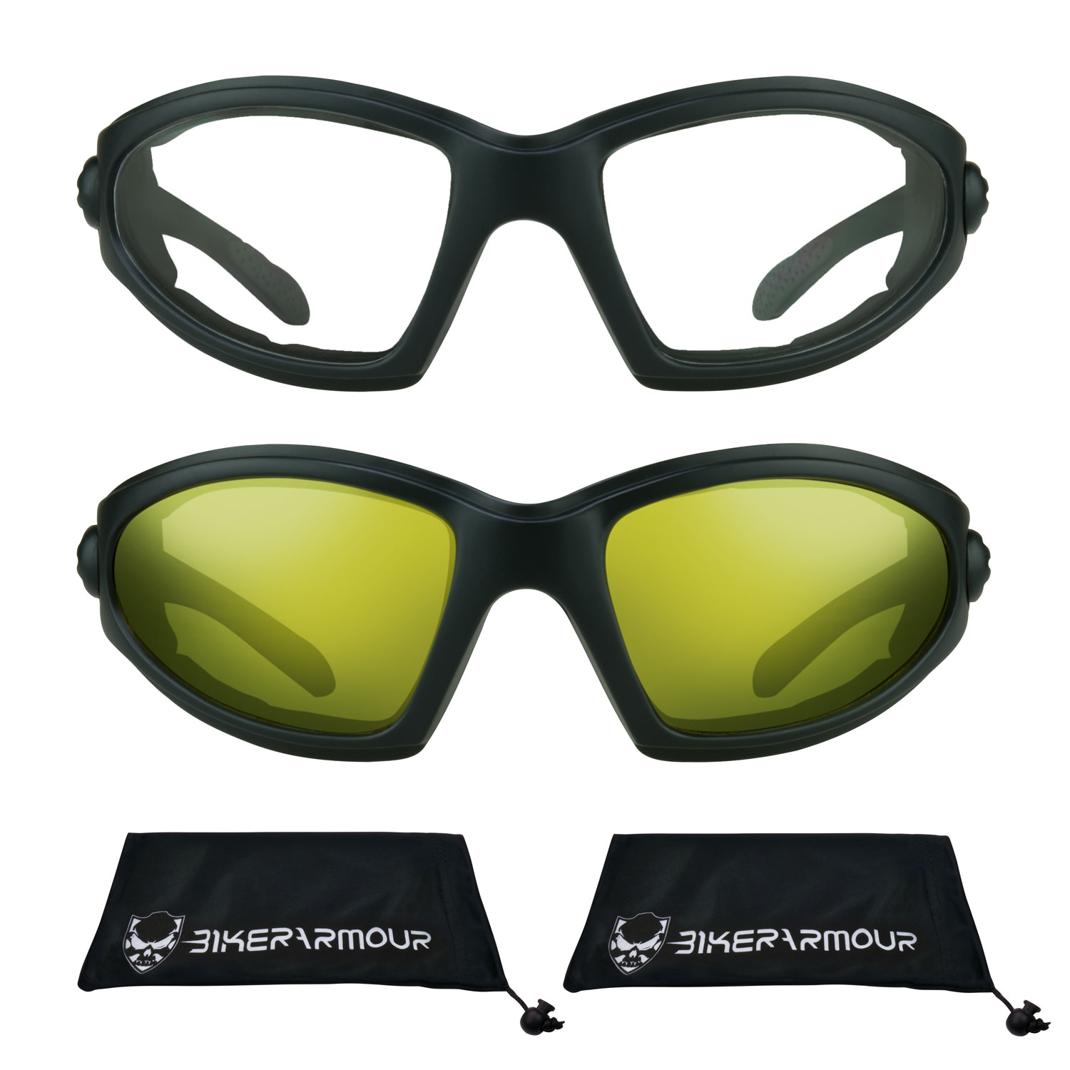 Motorcycle Riding Glasses Foam Padded Mens