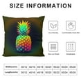 thumbnail image 5 of COMIO Blue Pink and Yellow Pineapple，Throw Pillow Covers Decorative Throw Pillow Case Printed Cushion Cover for Sofa Couch Home Decor ，Blue Pink and Yellow, 5 of 5