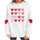 thumbnail image 5 of Xuyuer Valentines Sweatshirts for Women Heart Print Graphic Valentine Sweatshirts Casual Tops, 5 of 9