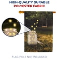 thumbnail image 4 of America Forever Mason Jar Fireflies House Flag 28 x 40 inches Summer Night Swing Spring Forest Double Sided Seasonal Yard Outdoor Decorative Magical Firefly House Flag, 4 of 5