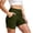 Army Green01, variant on Womens High Waisted Deep Side Pocket Biker Shorts Wide Elastic Tummy Control Waist Buttery Soft Quick Dry Four Way Stretch Breathable Yoga Running Athletic Lounge Bottoms