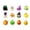 02_40PCS Pumpkin, variant on Yeciiwht 30 Pcs Halloween Themed Resin Duck Figurines, Mini Ducks Ornaments with Ghost Devil Designs, Luminous Tabletop Decor for Halloween Party Holiday