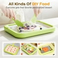 thumbnail image 2 of Rolled Ice Cream Maker Kit, 304 Stainless Steel Cold Plate with 2 Scrapers, No Electricity Required, Freezing Ice Cream Roll Maker Roller Machine for DIY Homemade Frozen Yogurt, Sorbet, 2 of 8