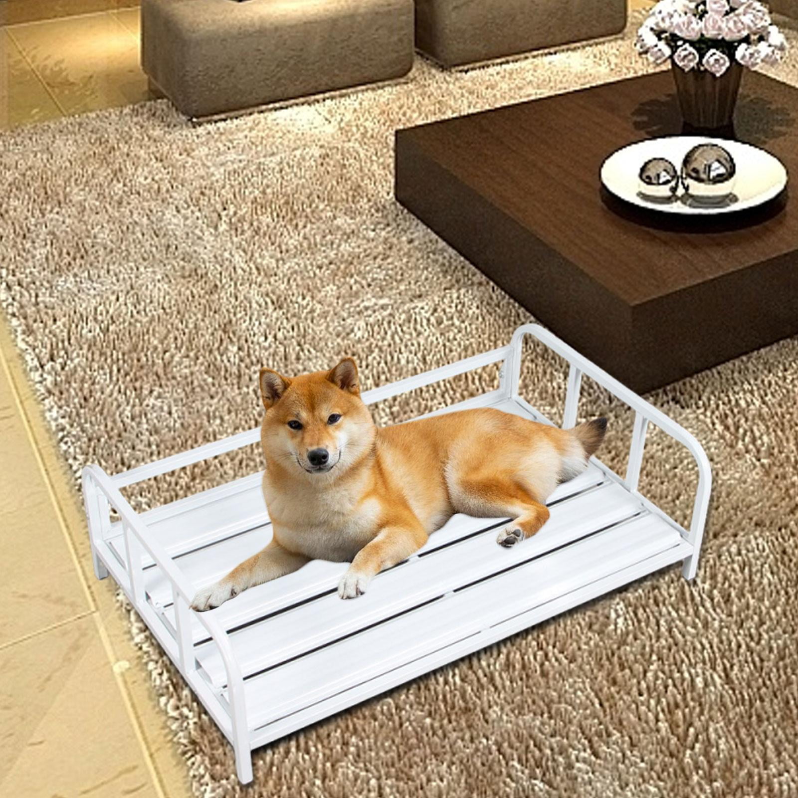 CarpNettore Elevated Dog Bed Comfortable Non Slip Feet Gifts Versatile Outdoor Furniture White