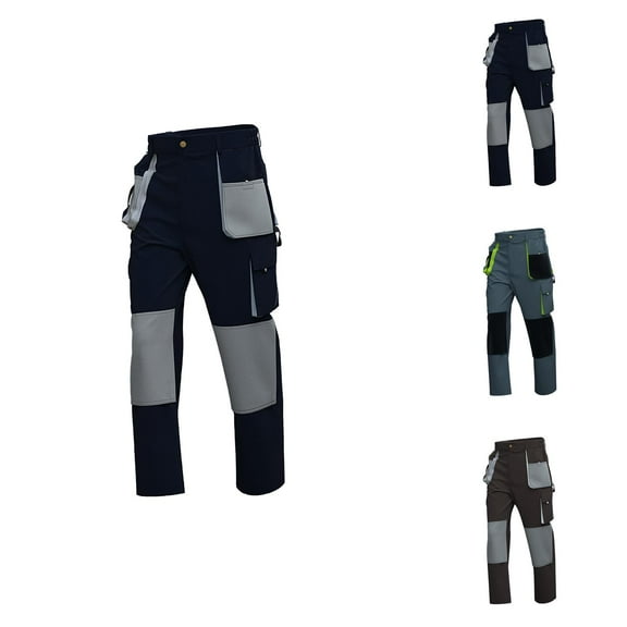 Utility Cargo Work Pants for Men 2025 Outdoor Durable Tactical Pants with Multiple Pockets Mens Trousers