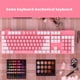 thumbnail image 5 of Teclado Rosa Y Blanco Para Juegos Teclado Mecánico De Eje Verde Teclado Redondo Para Juegos Punk Advancent EL014140-02, 5 of 5