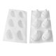 thumbnail image 1 of Bandeja de silicona 3D de 6 cavidades para hornear y congelar, apta para gelatina, cubitos de hielo y chocolate, 1 of 8