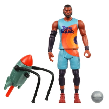 Space Jam: A New Legacy - 5&#34; LeBron James Baller Action Figure with ACME Rocket Pack 4000