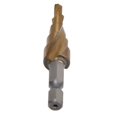 thumbnail image 4 of Steps Drills Bit, High Speed Steel Precise Positioning Hex Shank Step Drill 4-12mm  For 2mm Iron, 4 of 8