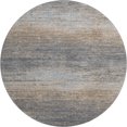thumbnail image 2 of Addison Rugs Mayfield Premium Machine Washable Transitional Stripes Pewter Round Rug, 8' x 8', 2 of 5