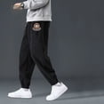 thumbnail image 4 of Pantalones casuales punk para hombre, pantalones harén holgados de otoño e invierno para hombre, ropa de pana suelta, ropa de calle de bajo precio, estilo vintage Y2k, 4 of 5