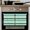Dark Green, variant on Green Ombre Grey Striped Kitchen Towels Set of 2, Water Absorbent Dish Towel, Farmhouse Stripe Modern Decorative Hand Towels - Quick Drying Cloth for Cooking Baking, 18x28 Inch