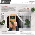 thumbnail image 4 of fafa-Over The Sink Roll Up Dish Drying Rack Heat Resistant Trivet for Drying Dishes and Rinsing Vegetables White A-900WH, 4 of 4