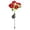 B1#Red, variant on Solar Powered Rose Flower Stake Lights, Color Changing LED Garden Floral Pathway Lamp, Outdoor Decorative Flower Light Stakes, Yard Landscape Lighting, Realistic Artificial Rose Solar Ornament