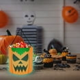 thumbnail image 3 of Herrnalise Halloween Reusable Canvas for Kids Trick or Treat Tote Goody Bag for Trick or Treating,Halloween Candy Bags Snacks Goodie Gift Tote Bag With Light for Kids Party Favors, 3 of 8