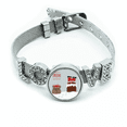 thumbnail image 1 of Regalo de año nuevo Navidad Santa Claus Pulsera pulsera pulsera de cristal amor pulsera ajustable, 1 of 2