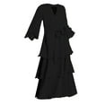 thumbnail image 5 of XQYLOS Girls Chiffon Abaya Dress Set with Cardigan & Belt, Elegant Muslim Prayer Dress for Parties, Modest Hijab Outfit with Lace Detailing for Special Occasions & Ceremonies, 5 of 5