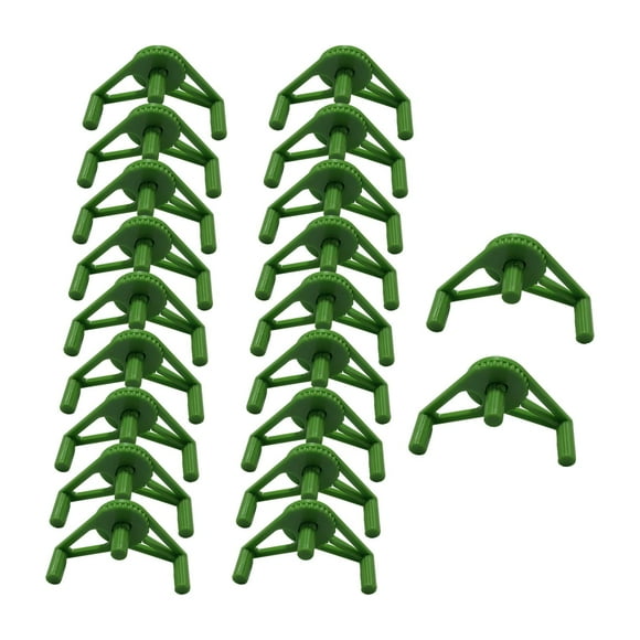 DYNWAVECA 20x Clips d'Entraînement de Tige de Plante Poussent des Accessoires de Tente, Plantent des Branches de Plantes de Contrôle à Faible Stress pour les Plantes de Jardin Vert