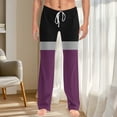 thumbnail image 2 of Hxshgdsn Womens Trendy High Waist Sweatpants Wide Leg Yoga Long Pants With Pockets Casual Soft Sportwear Purple 1 L, 2 of 6