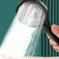 thumbnail image 5 of Anuirheih Clearance Handheld Shower Head, 3 Modes High Pressure Filtered Shower Head with Anti Slip Grip, Bathroom Accessories(Black), 5 of 7