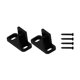 thumbnail image 5 of Advancent Pack of 2 Floor Sliding Door Bottom with Bracket Guide Bedroom Accessories Barn Screws Room Roller Stay Reusable Living 2piezas, 5 of 6