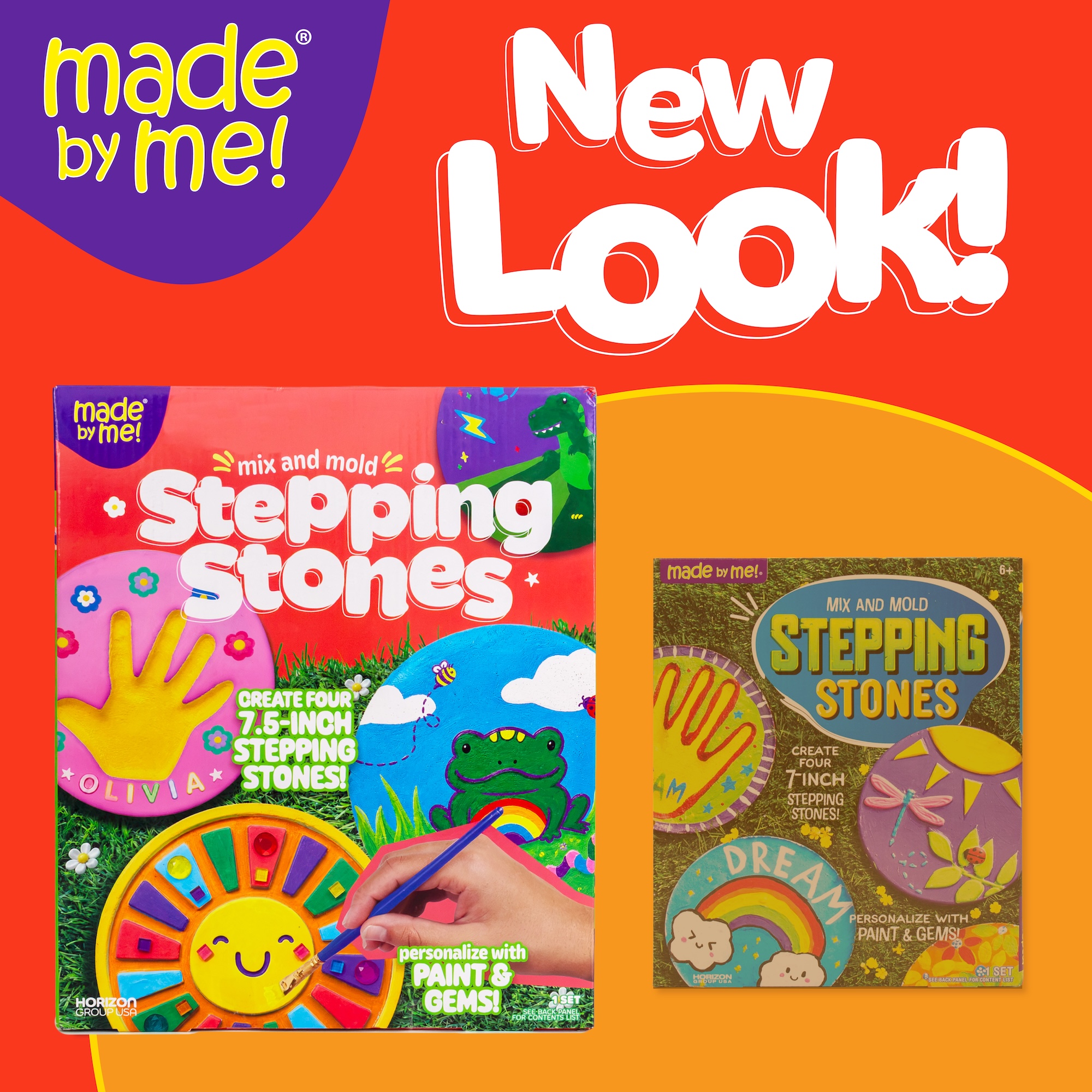 Made By Me Mix & Mold Stepping Stones Craft Kit photo 2