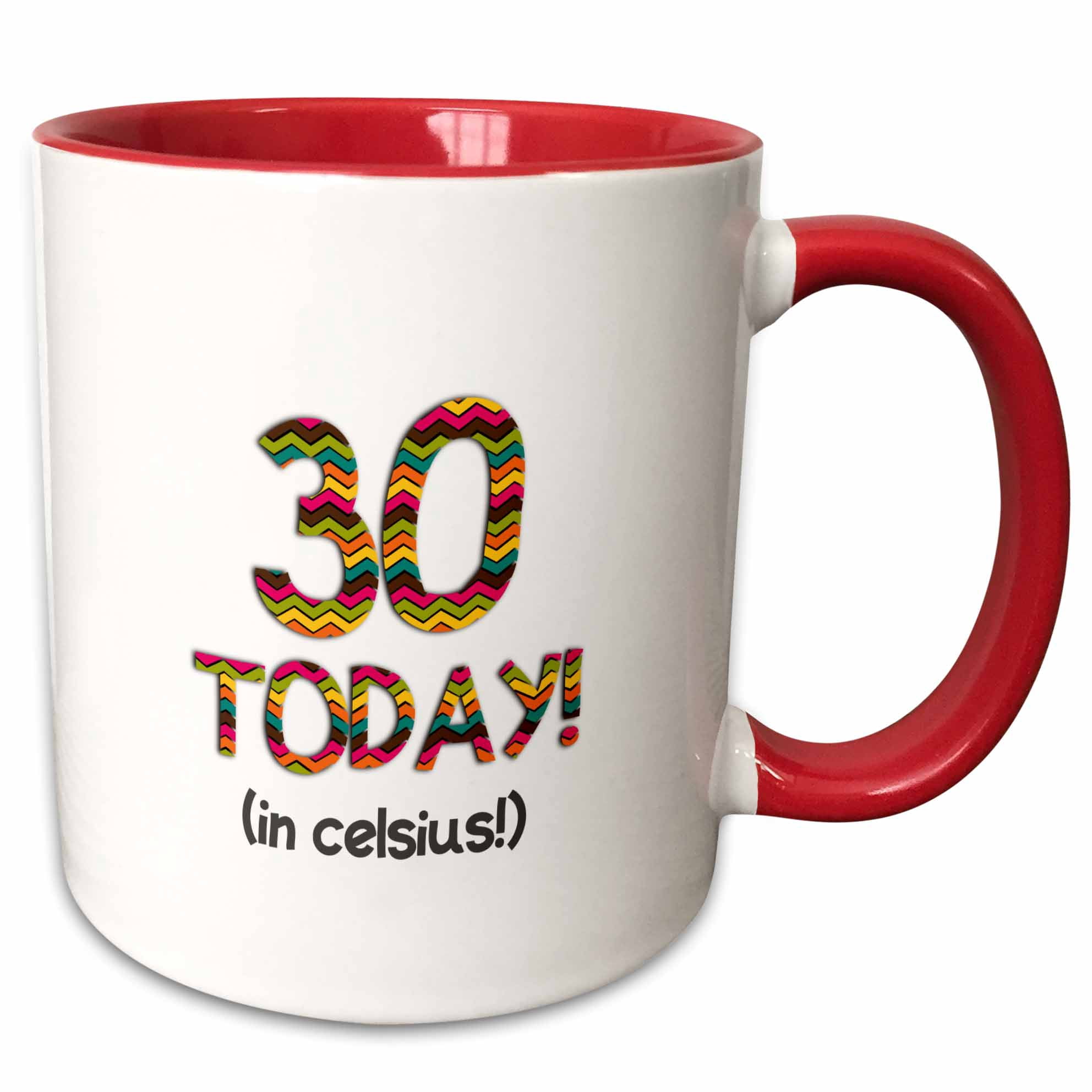 3dRose 30 Today... in celsius Funny 86th Birthday. 30C