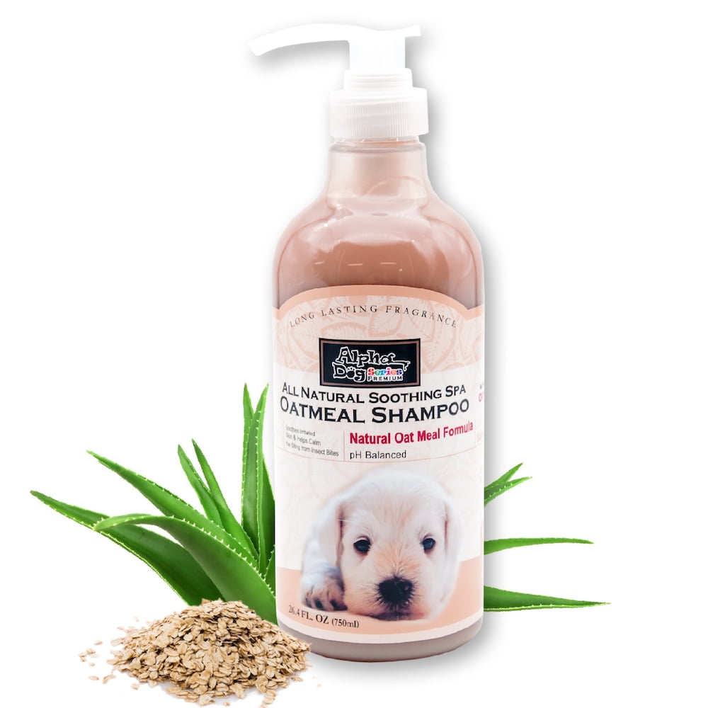 All Natural, Anti Itch Oatmeal Shampoo + Conditioner for Dogs Hypoallergenic Soothing Relief