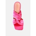 thumbnail image 2 of Battle Ex Corss Pleated Strap Slip On Sandals, 2 of 7