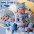 thumbnail image 3 of Muñeca Reborn BABESIDE Ailsa Boy de 43 cm con cuerpo de tela, 3 of 7