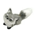 thumbnail image 2 of Foxy plush,Ftuffed fox,Simulation Brown Fox Toy Furs Squatting Fox Model Home Decoration Animals World with Static Action Figures Plush Mini Fox A, 2 of 8