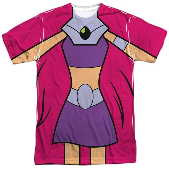 Teen Titans Go - Starfire Uniform - Short Sleeve Shirt - Medium