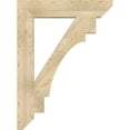 thumbnail image 3 of Ekena Millwork 6"W x 34"D x 46"H Merced Slat Rough Sawn Bracket, Douglas Fir, 3 of 4