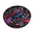 thumbnail image 2 of Round Bar Stool Seat Covers, Artistic Colorful Bird Elastic Round Chair Cover Stool Seat Slipcover Bar Stool Cushions Round Pad for 12-14 inch, 2 of 7