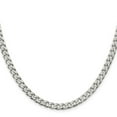 thumbnail image 2 of Primal Silver Sterling Silver Polished 5mm Curb Chain, 2 of 4