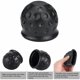 thumbnail image 1 of Paquete de 4 cubiertas de goma para bolas de enganche, tapas protectoras para bolas de enganche, negras, para coches, camiones, vehículos utilitarios, remolques, barcos, 1 of 5