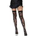 thumbnail image 3 of Women's Sugar Skull Net Thigh High Tights, 3 of 3
