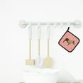 thumbnail image 3 of Caroline's Treasures Shetland Pony Horse Pink Check Pair of Pot Holders, 3 of 3