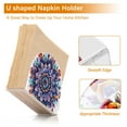 thumbnail image 6 of JSTEL Boho Mandala Flower Napkin Holder for Table Cocktail Farmhouse, Paper Napkins Dispenser for Home Kitchen Coffee Shop Dining Room Decor, 6 of 9