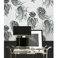 thumbnail image 6 of NextWall Inkwell Jellyfish Peel and Stick Wallpaper, 6 of 8