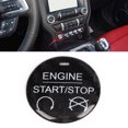 thumbnail image 1 of Car Interior Decoration Left-Hand Drive Carbon Fiber  Start Stop Button Trim Decoration  Fit For  2015-2019, 1 of 8