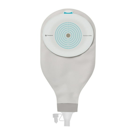 SenSura Mio High Output Ostomy Pouch Drainable 10 to 70 mm Stoma 1pc System Transparent 18665, 10 Ct