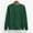 Green 3, variant on Blmnix Trendy Womens Tops White Sweatshirt Long Sleeve Loose Crew Neck Solid Pullover Womans Tops Fashion