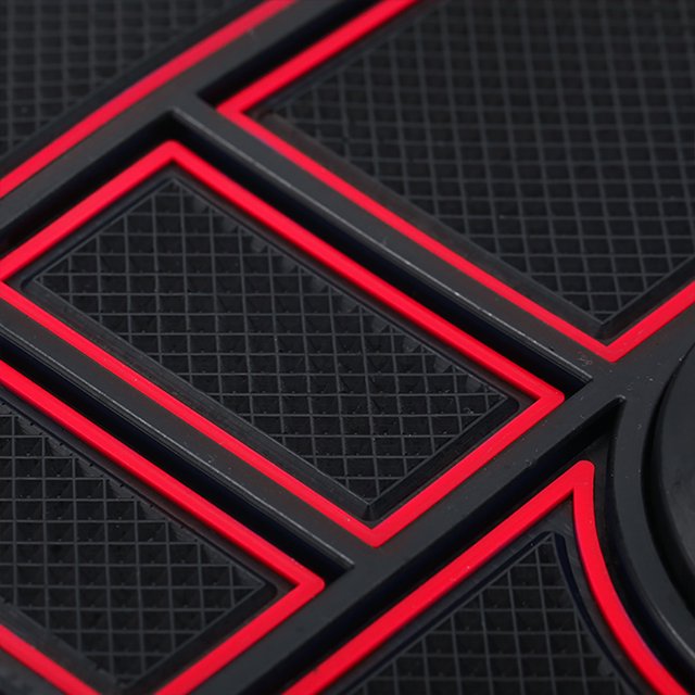 Alfombrilla Antideslizante Para Coche. Alfombrilla antideslizante multifuncional para asiento de teléfono de coche para salpicadero de coche rojo Sywqhk Accesorios para autos y motos