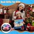 thumbnail image 2 of Crogift LED Hover Soccer Ball Set, 2 Goals, Indoor Floating Game, Fun Birthday Gift for Kids 3-12, 2 of 7