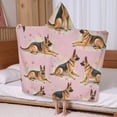 thumbnail image 5 of German Shepherd Hooded Bath Towel，60"x35" for Ages 3 To 12 Kids, Quick Dry Lightweight Soft Microfiber Hood Beach Towel Cover Up for Kids, 5 of 7