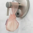 thumbnail image 5 of Kitsch Bottle-free Beauty Bar Conditioner Bag, Recycled Mesh Soap Bag, Soap Savers, Coral, 5 of 13