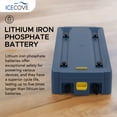 thumbnail image 2 of Batterie rechargeable au lithium fer phosphate SUNJOY IceCove - Bleu, 2 of 9