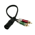 thumbnail image 1 of Audio Audio Mâle 5 Écussons vers Fil Y Pied Mâle XLR Répartiteur Répartiteur 2 Adaptateur, 1 of 7